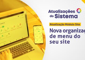 Nova organização de menu no site: mais liberdade para personalizar no Supremo CRM