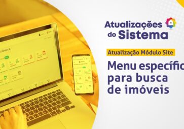 Novo menu específico para busca de imóveis no Supremo CRM