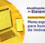 Novo menu específico para busca de imóveis no Supremo CRM